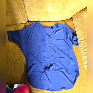 BKE red Chiffon Shirt